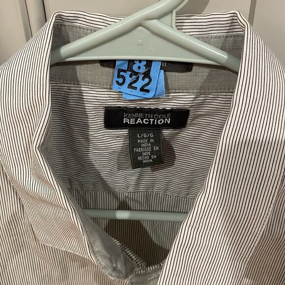 Kenneth Cole reaction slim fit button down large - Picture 4 of 7